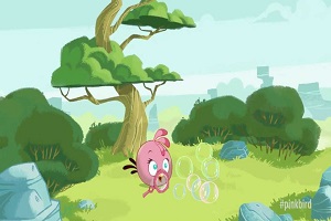 Angry Birds - Růžový pták
