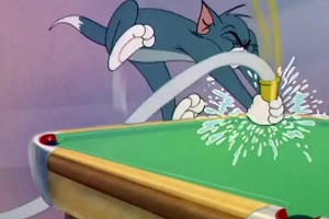 Tom a Jerry - Na kulečníku
