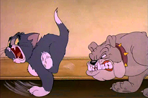 Tom a Jerry - Potíže se psem